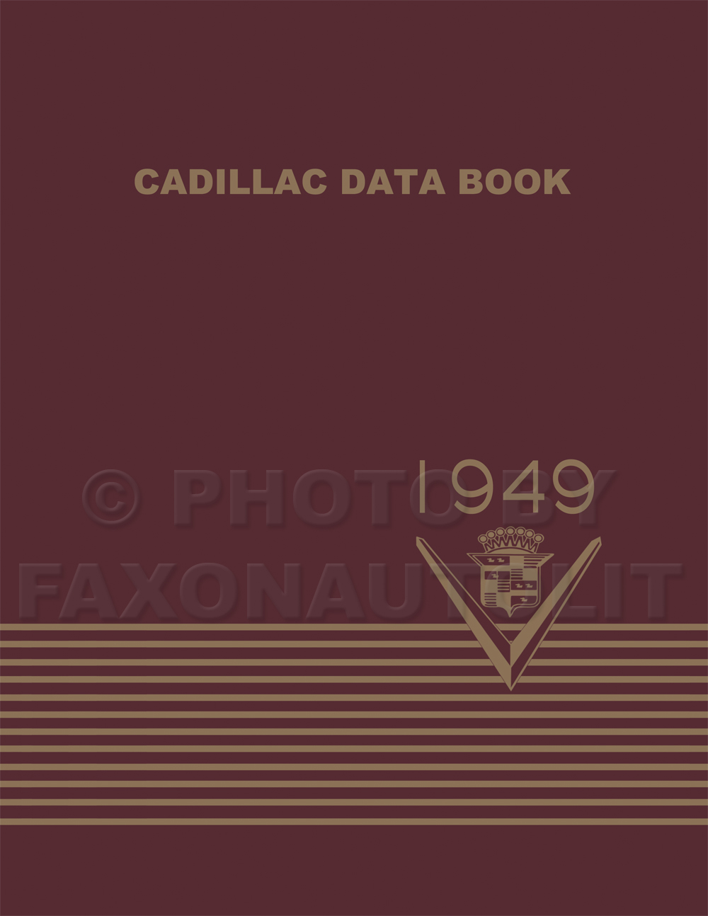 1949 Cadillac Data Book Reprint