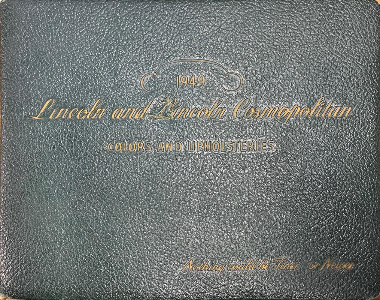 1949 Lincoln Color and Upholstery Dealer Album
