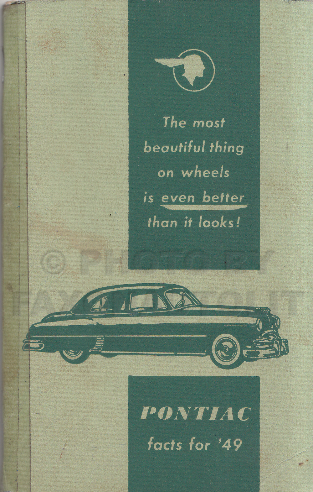 1949 Pontiac Facts Book Dealer Album Original