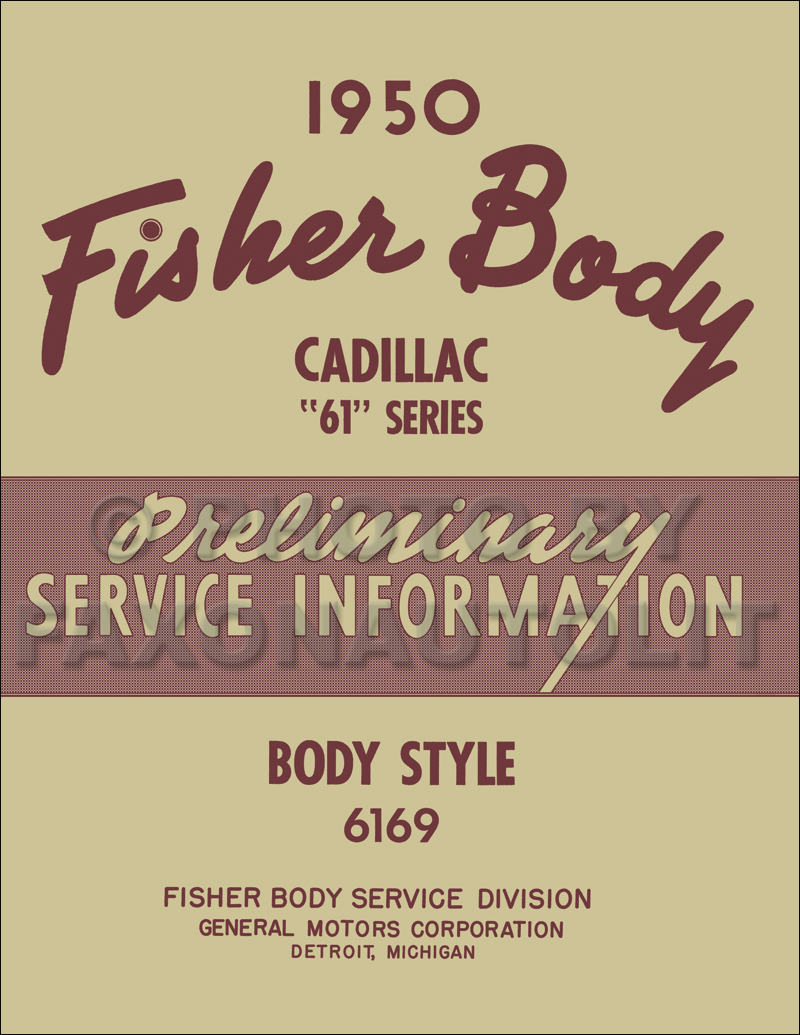 1941 Cadillac Shop Manual Original Supplement  -- All Models