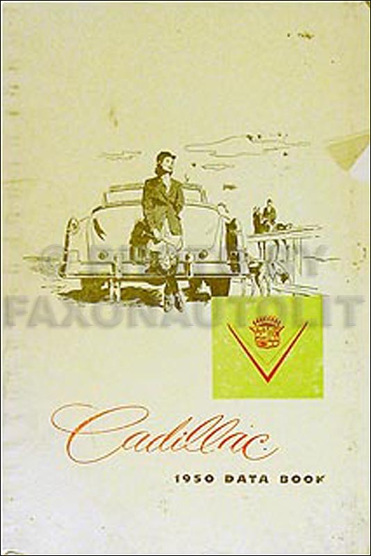 1950 Cadillac Data Book Original