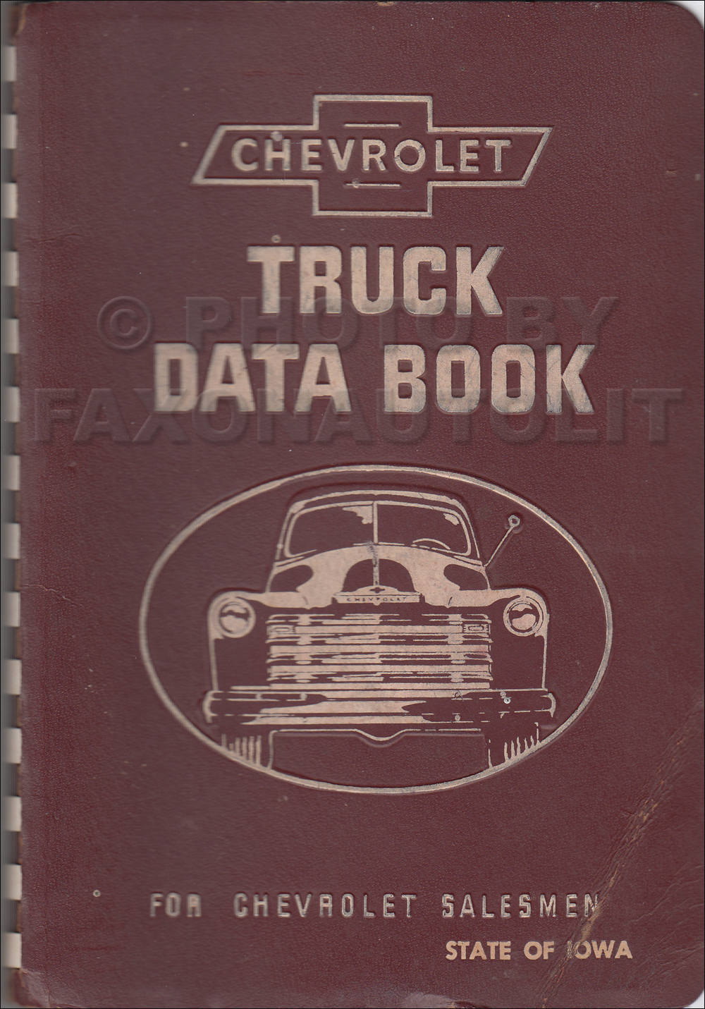 1949-1950 Chevrolet Truck Data Book Original