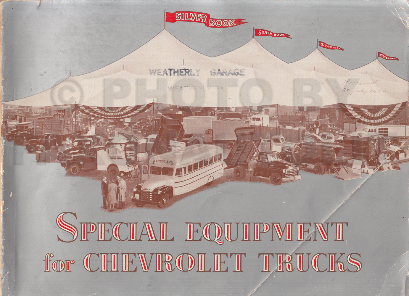 1950 Chevrolet Truck Silver Book Special Equipment Dealer Album