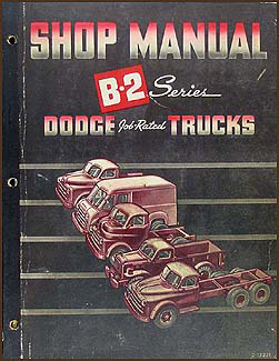 1950 Dodge Truck Shop Manual Original 
