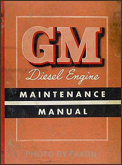 1950-1951 GMC Diesel Engine Repair Manual Original 