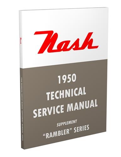 1950 Rambler Shop Manual Reprint Supplement 
