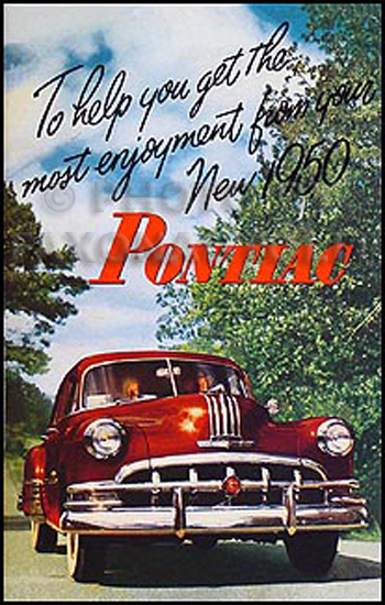 1950 Pontiac Reprint Owner's Manual