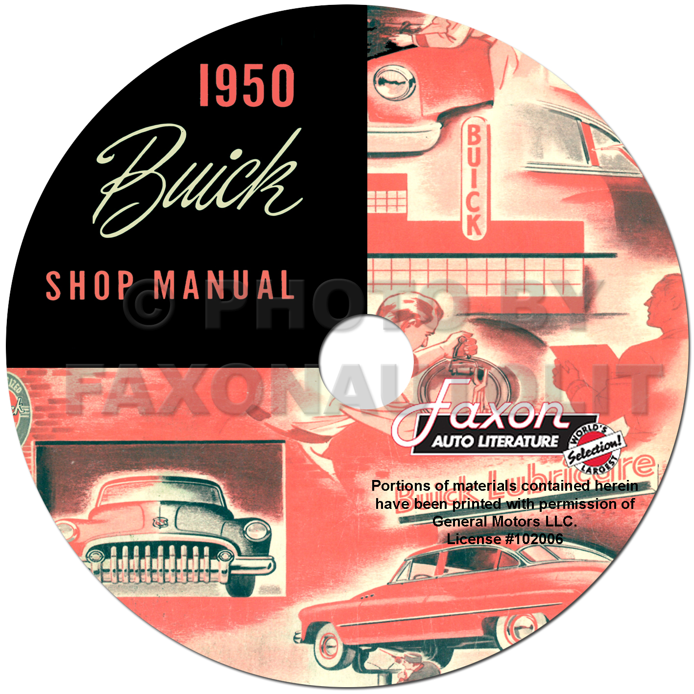 1950 Buick Repair Shop Manual CD-ROM for Super Special Roadmaster