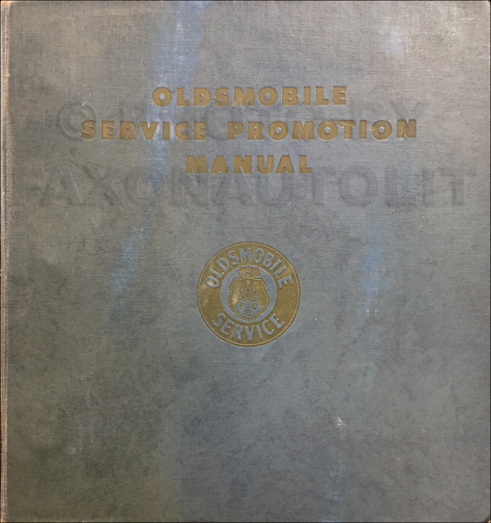 1951-1952 Oldsmobile Service Promotion Manual Original