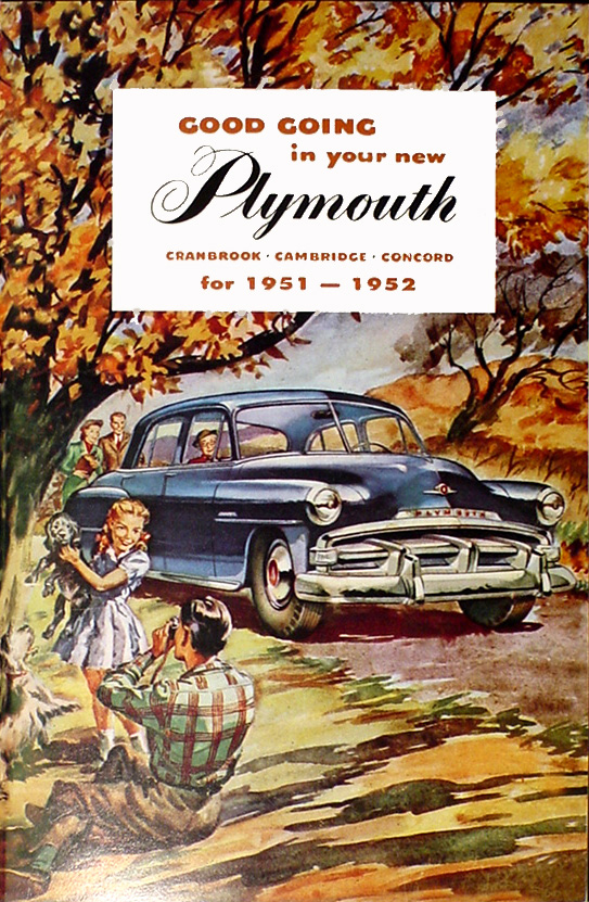 1951-1952 Plymouth Reprint Owner's Manual
