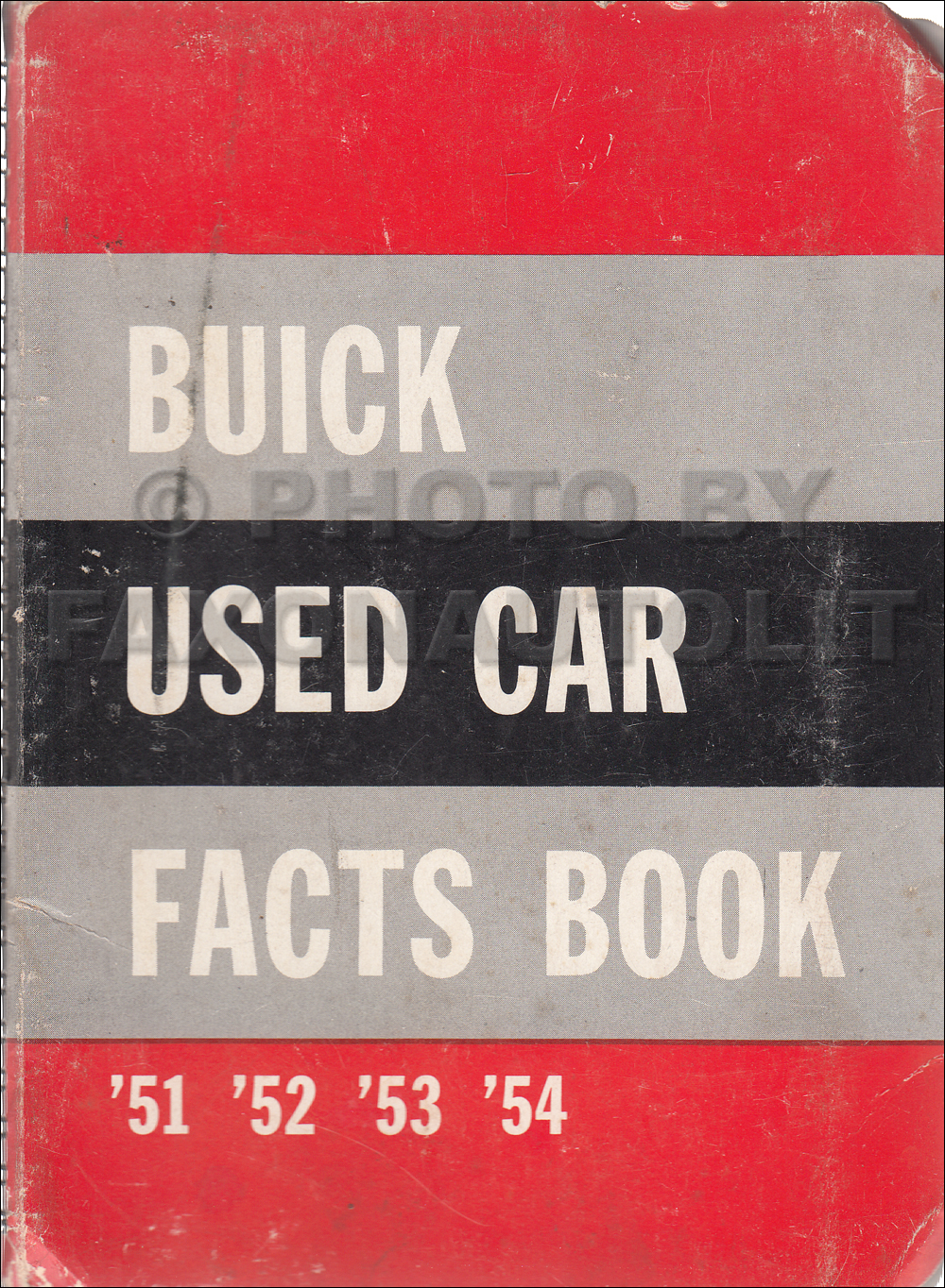 1951-1954 Buick Used Car Facts Book Original