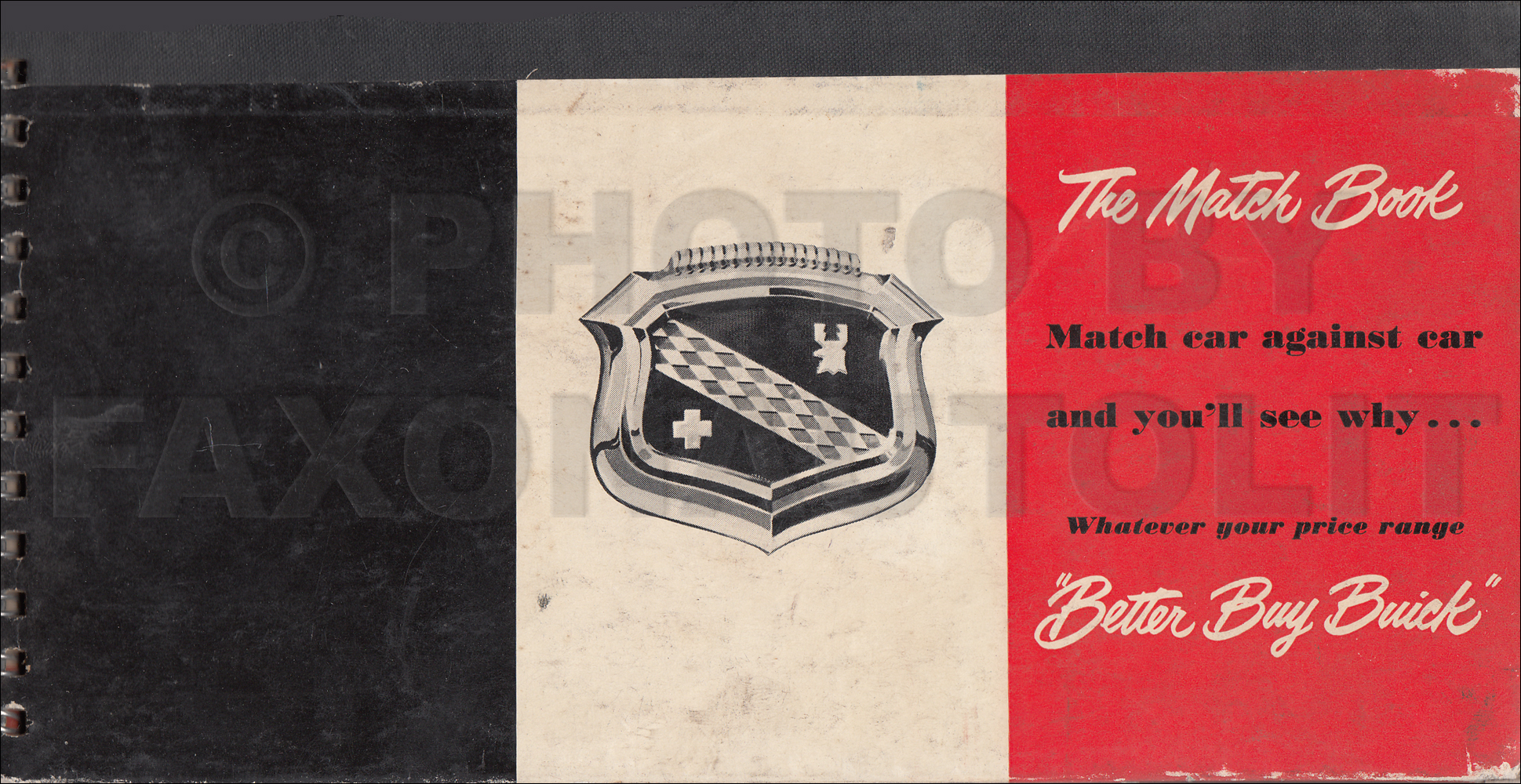 1951 Buick Competitive Comparison Dealer Album Original