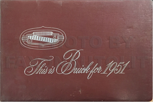 1951 Buick Dealer Album Original