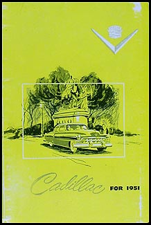 1951 Cadillac Data Book Original