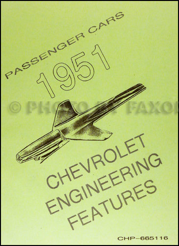 thumbnail image 2 of 1950-1951 Chevrolet Shop Service Repair Manual | Paper, Engine Drivetrain Electrical OEM | Bishko 2 of 5