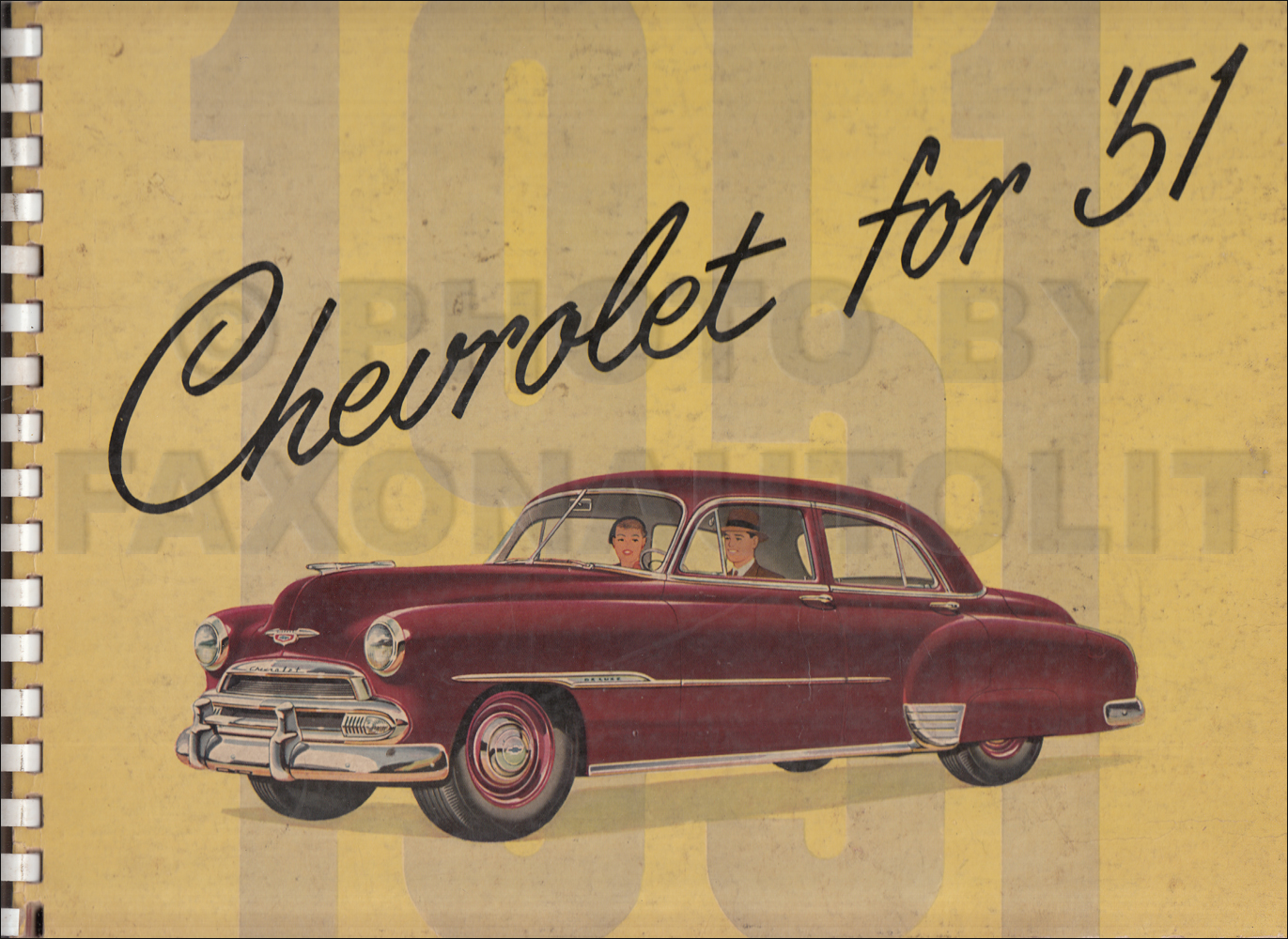 1951 Chevrolet Dealer Album Original