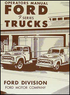 1951 Ford Pickup & Truck Owner's Manual Reprint