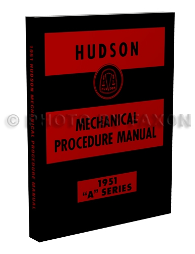 1951 Hudson Shop Manual Reprint 51