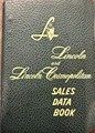 1951 Lincoln Data Book Original