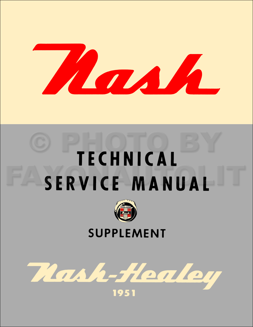1952-1953 Nash-Healey Shop Manual Reprint Supplement