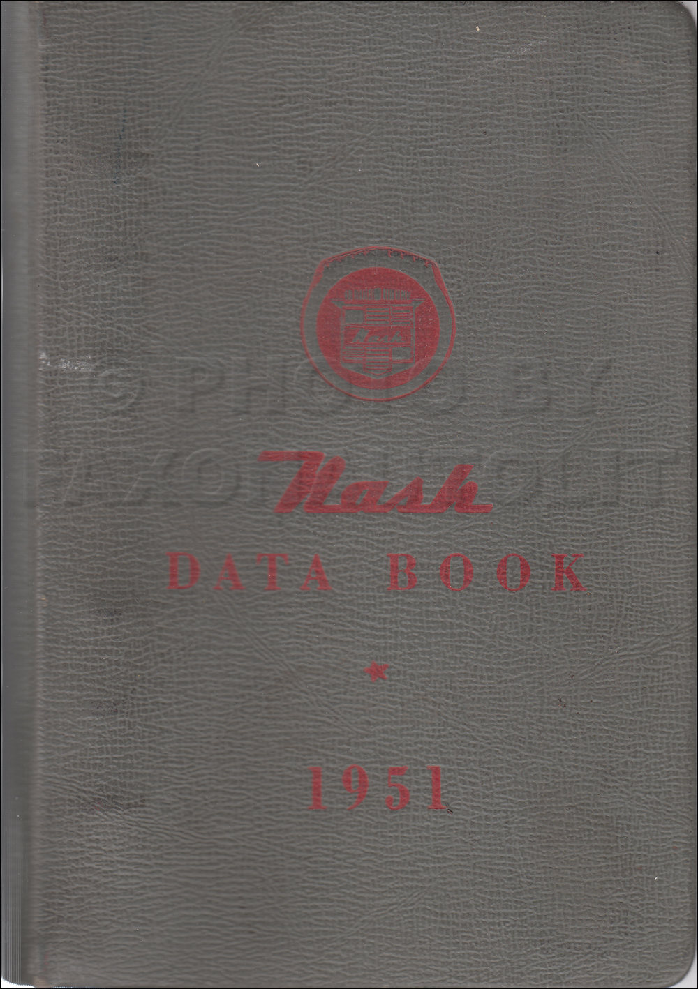 1951 Nash Data Book Original