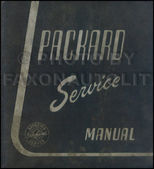 1938-1939 Packard Shop Manual Original - All Models 