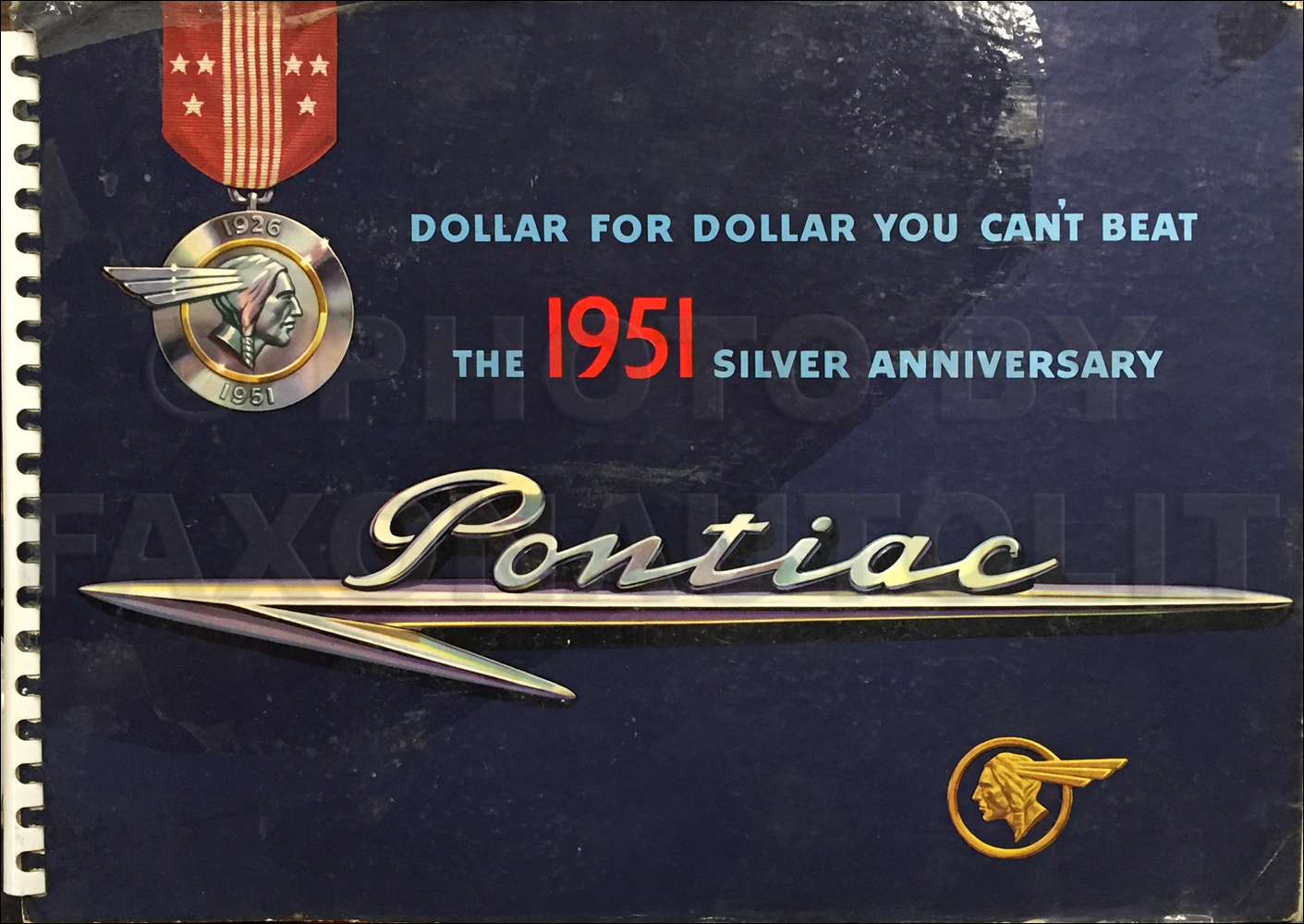 1951 Pontiac Color & Upholstery Book and Dealer Album Original