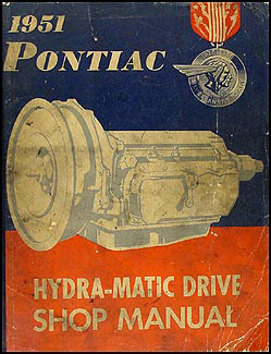 1951 Pontiac Hydra-Matic Transmission Repair Manual Original 