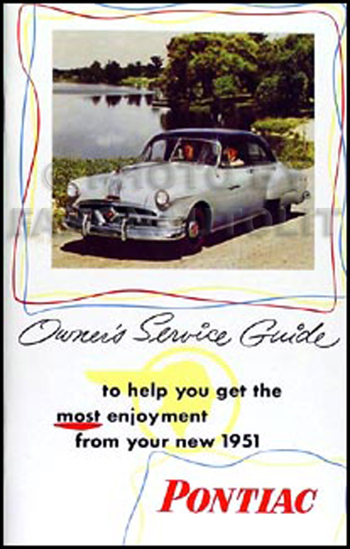 1951 Pontiac Owner's Manual Reprint