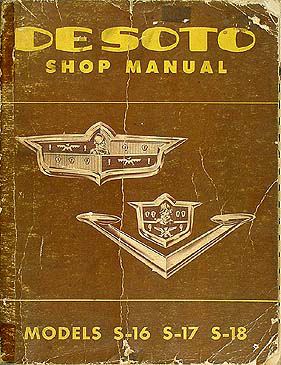 1952-1953 De Soto Shop Manual Original