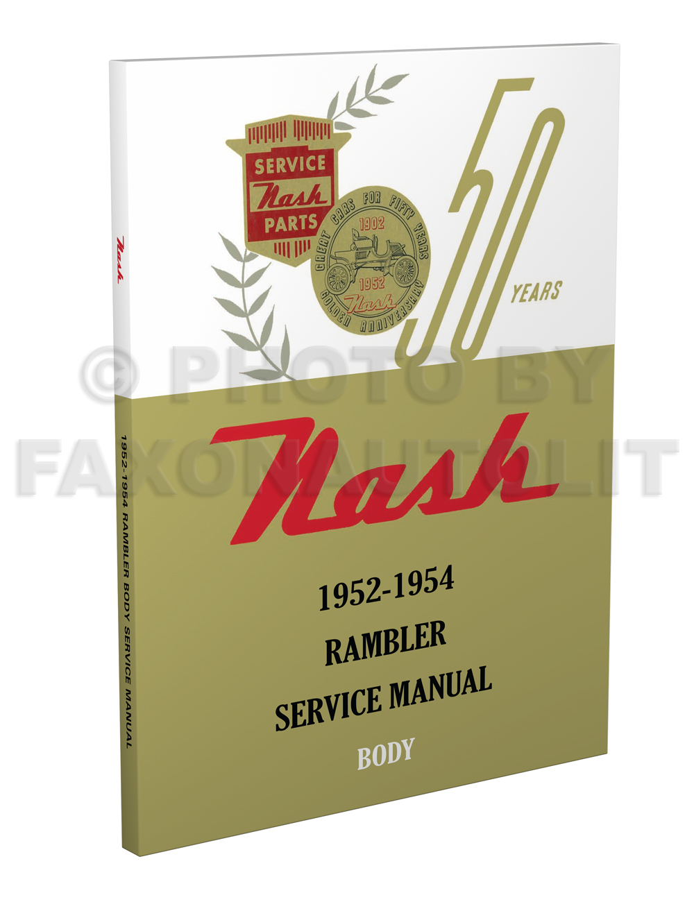 1952-1954 Nash Body Manual Reprint Rambler