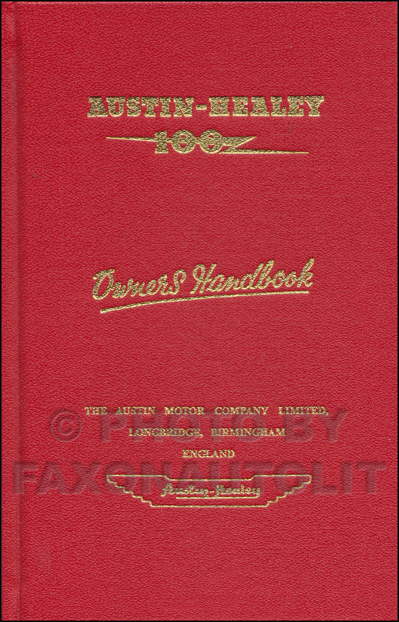 1952-1956 Austin-Healey 100/4 Reprint Owner's Manual
