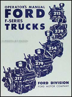 1952 Ford Pickup & Truck Owner's Manual Reprint