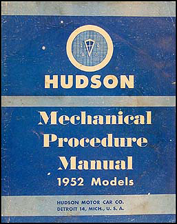 1952 Hudson Shop Manual Original