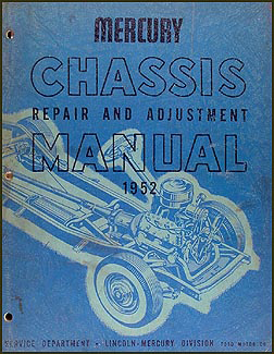 1952 Mercury Mechanical Repair Shop Manual Original