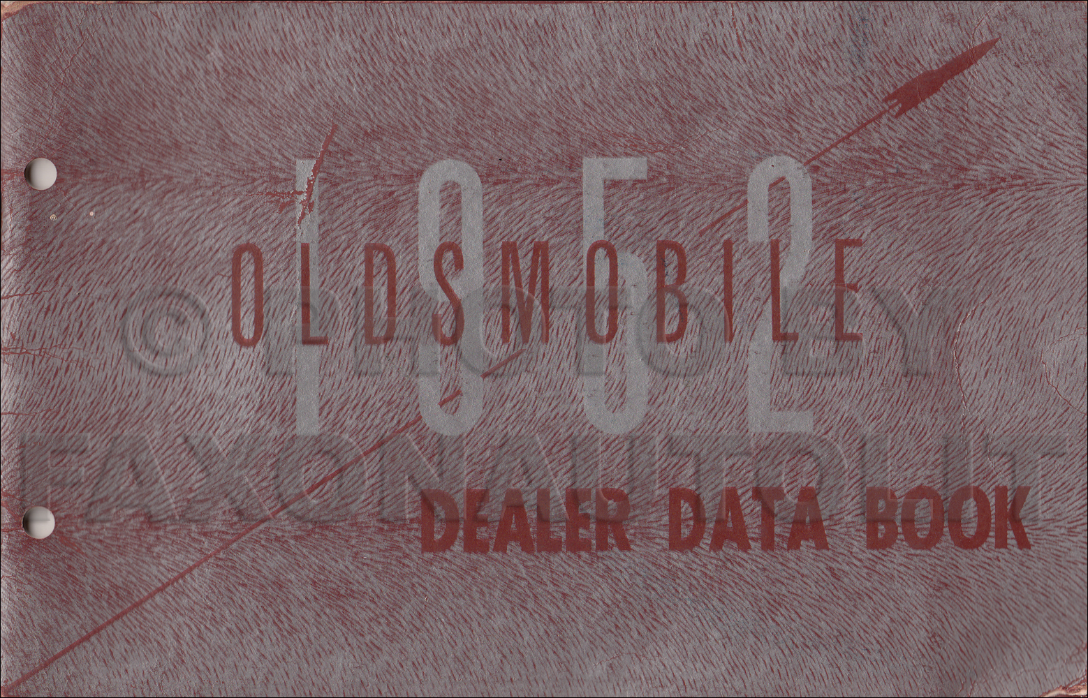 1952 Oldsmobile Dealer Data Book Original