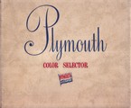 1952 Plymouth Exterior Color Dealer Album Original