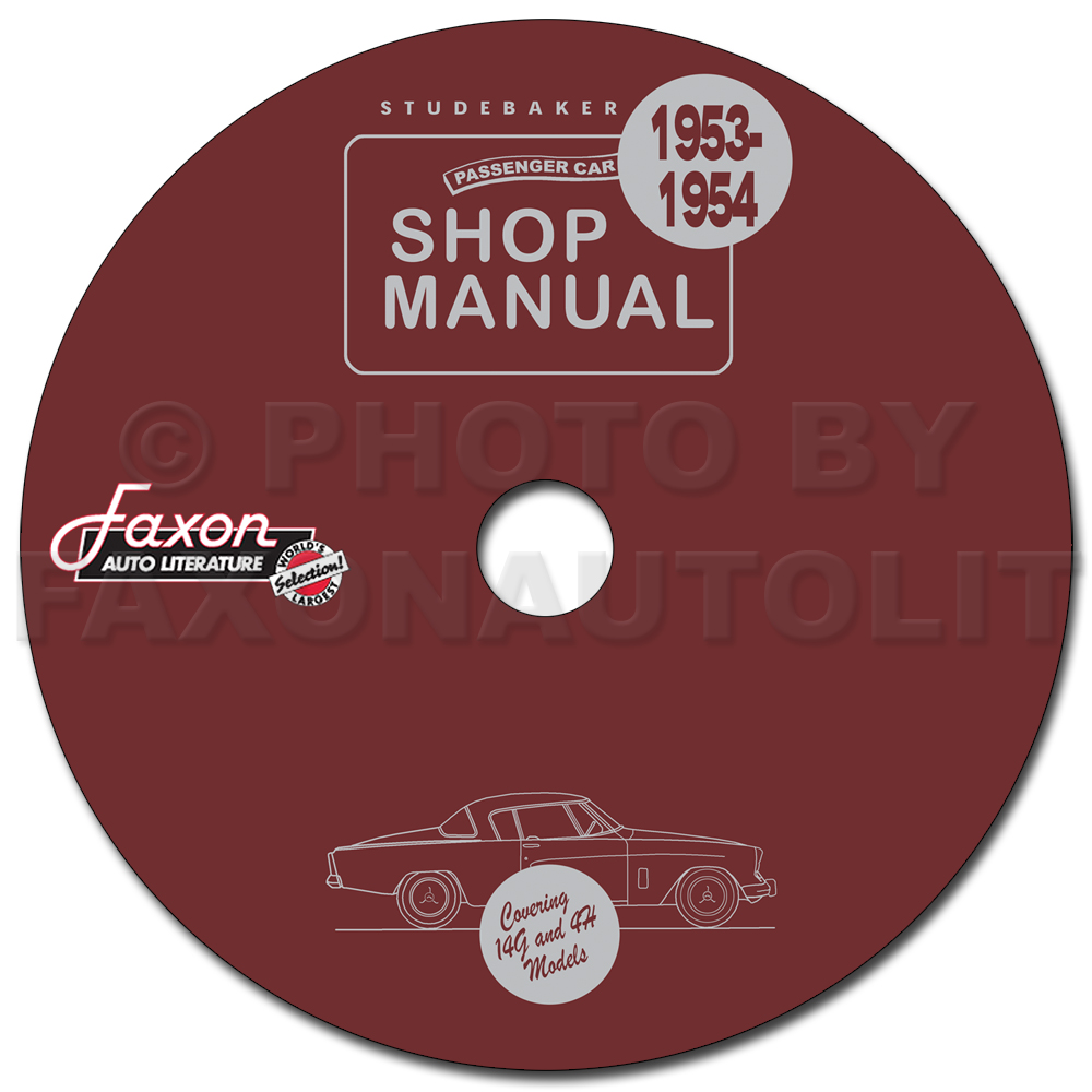 1953-1954 Studebaker Shop Manual Reprint