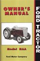 1953-1955 Ford NAA & Golden Jubilee Tractor Reprint Owner's Manual