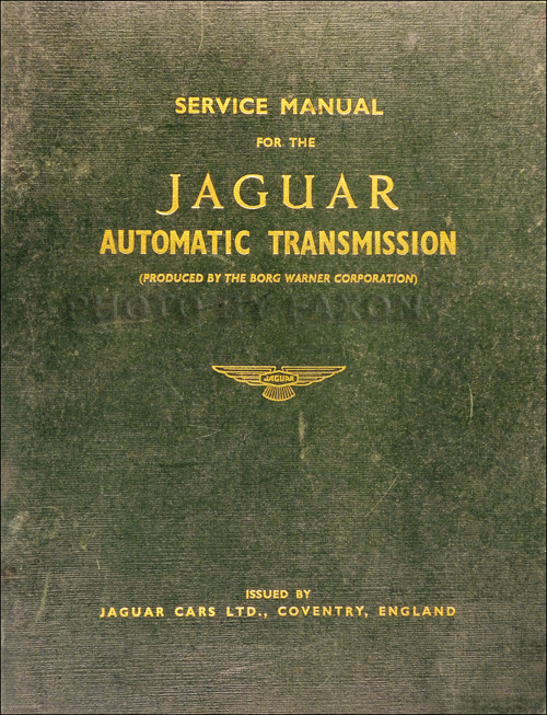 1953-1965 Jaguar Automatic Transmission Repair Shop Manual Original