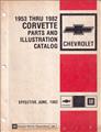 1963-1982 Chevrolet Corvette Parts Catalog Original