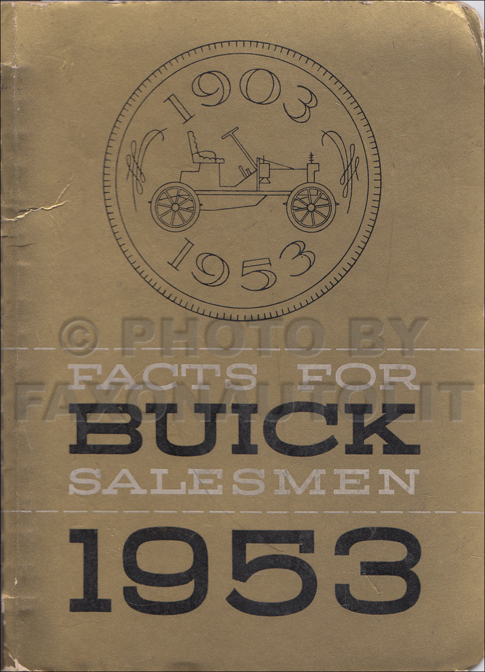 1953 Buick Facts Book Original