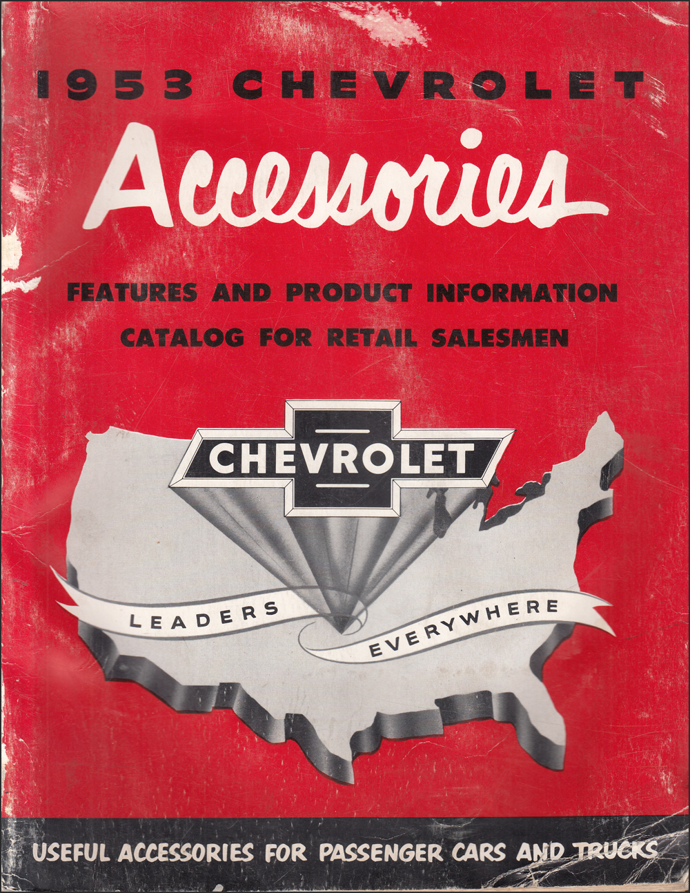 1953 Chevrolet Accessories Dealer Album Original