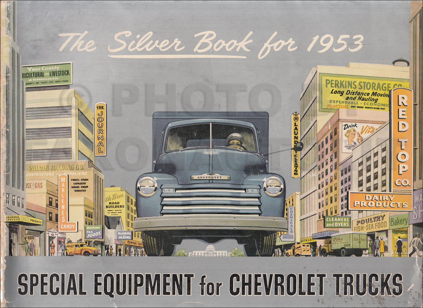 1953 Chevrolet Truck Silver Book Special Equipment Dealer Album