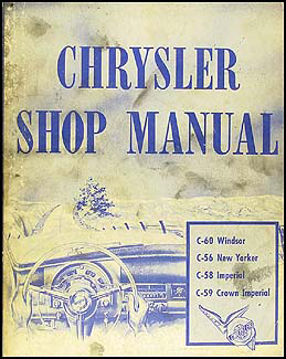 1953 Chrysler Shop Manual Original 