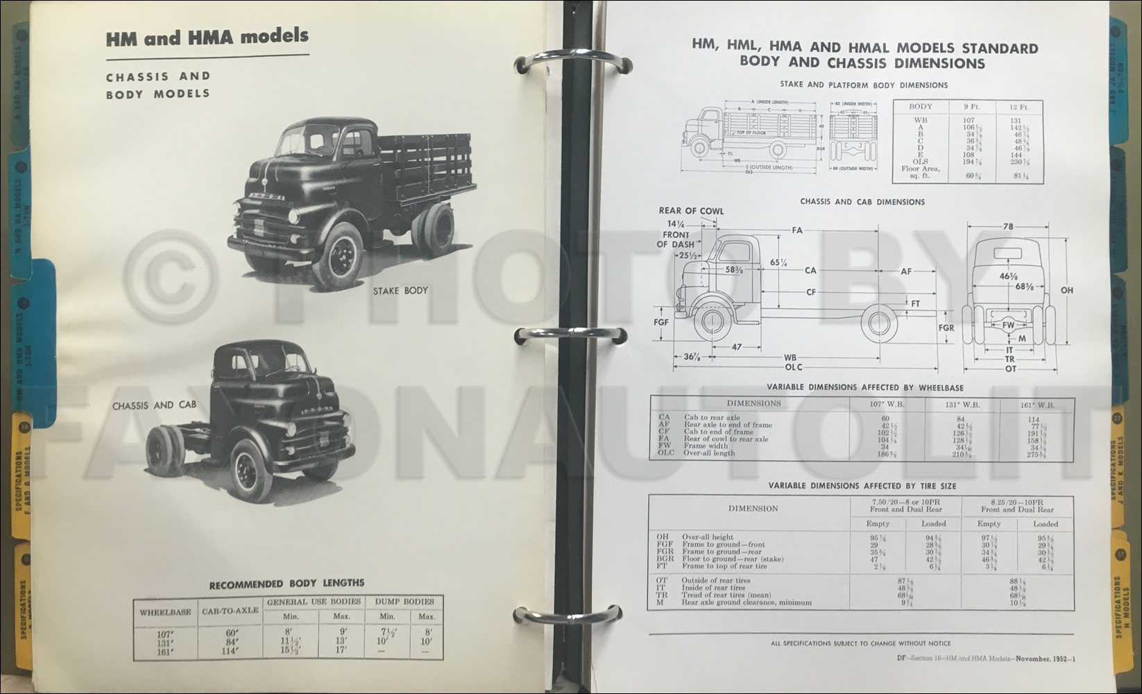 1953 Dodge Truck Sales Album Original