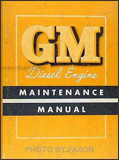 1953-1954 GMC  Diesel Engine Repair Manual Original 