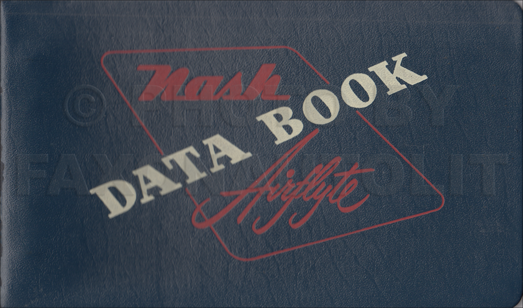 1953 Nash Data Book Original