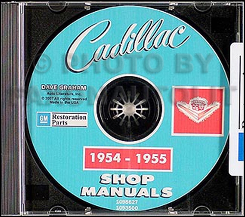 1954-1955 Cadillac Shop Manuals on CD for all models 54-55