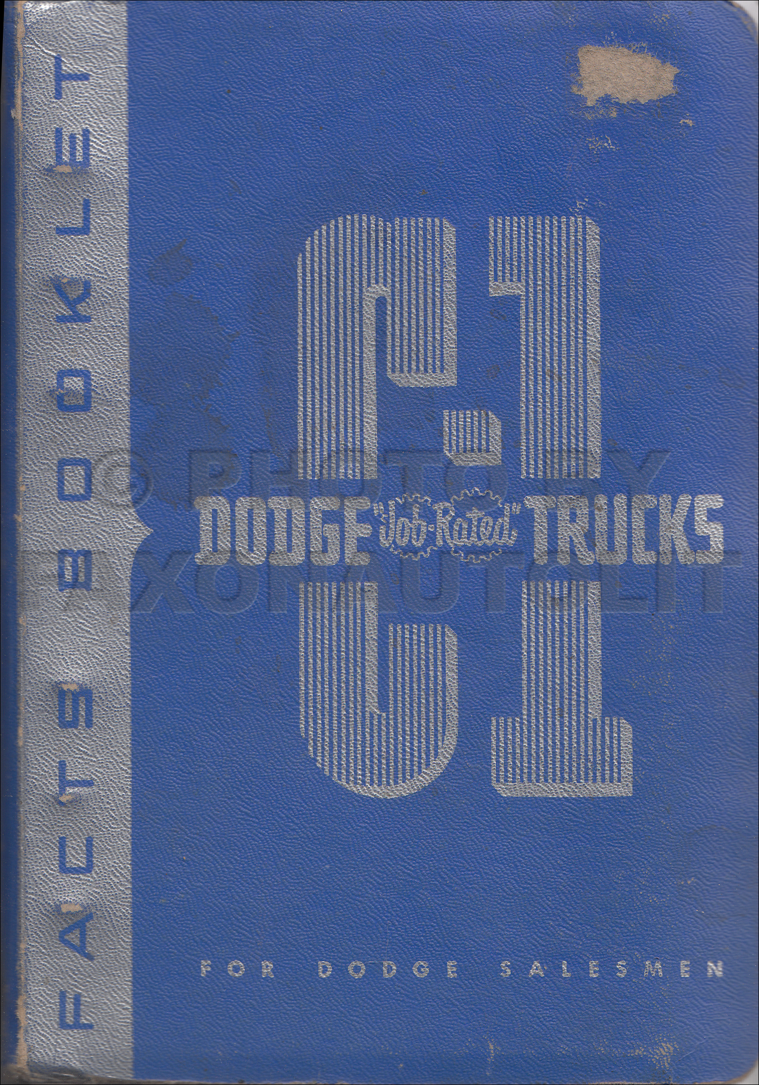 1954-1955 Dodge C-1 Truck Data Book Original